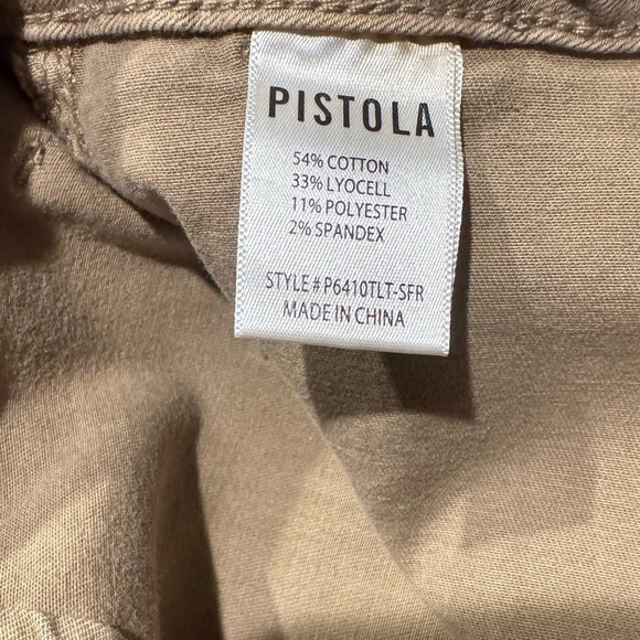 Pistola Cargo Bootcut Khaki High Rise Pants Women’s Size 30 - Picture 8 of 8